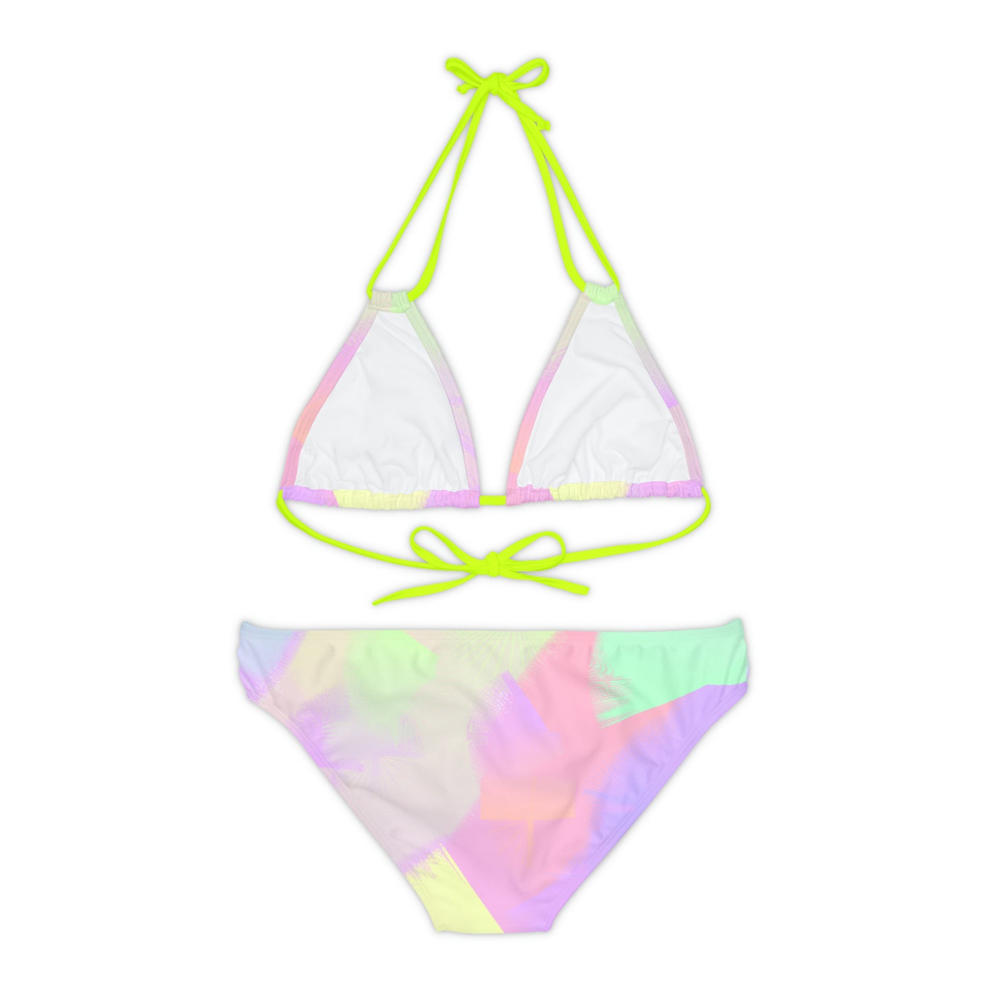 Artic Wind Strappy Bikini Set (AOP)
