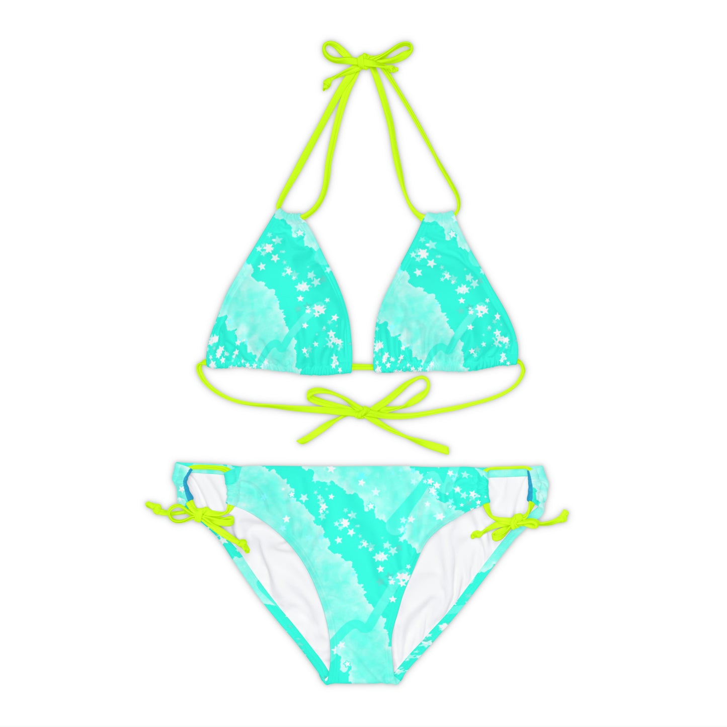 Earth Strappy Bikini Set (AOP)
