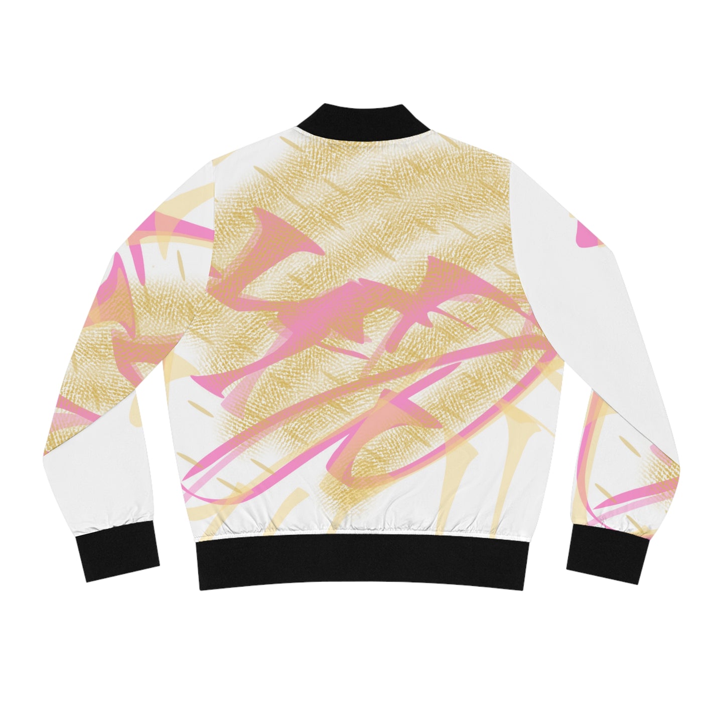 Nude Pink Women's Bomber Jacket (AOP)
