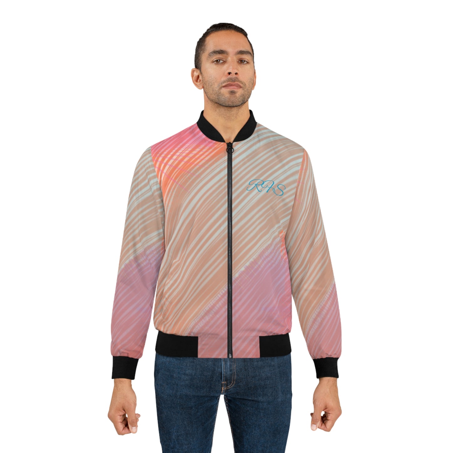 Fighter Jet Men's Bomber Jacket (AOP)