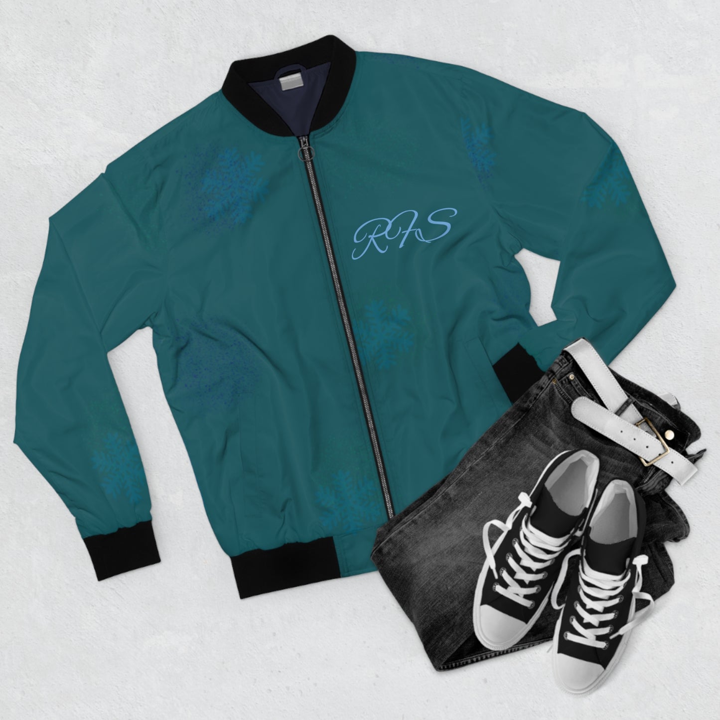 Venice Winter Holiday Men's Bomber Jacket (AOP)