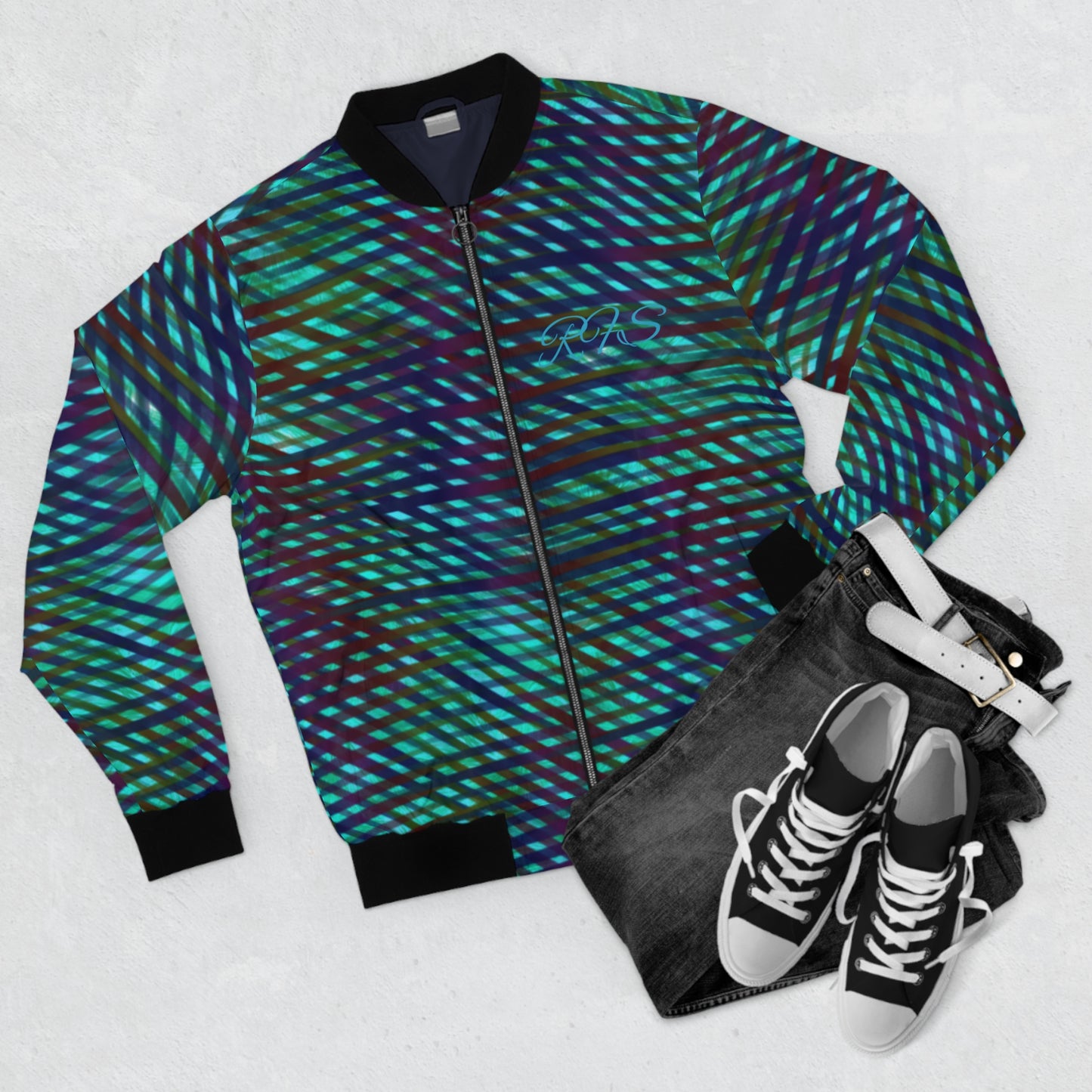 Grape Wine Men's Bomber Jacket (AOP)