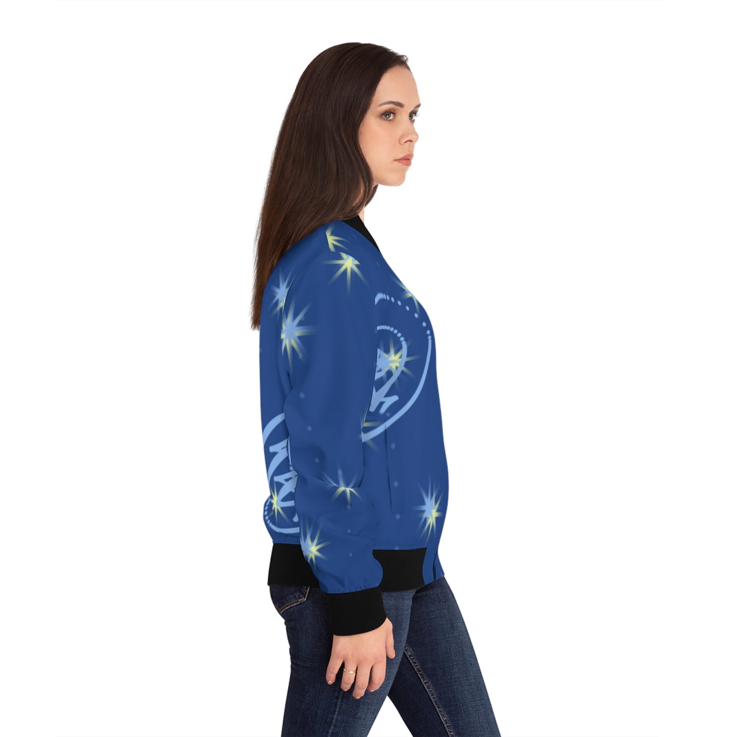 Swirl Women's Bomber Jacket (AOP)