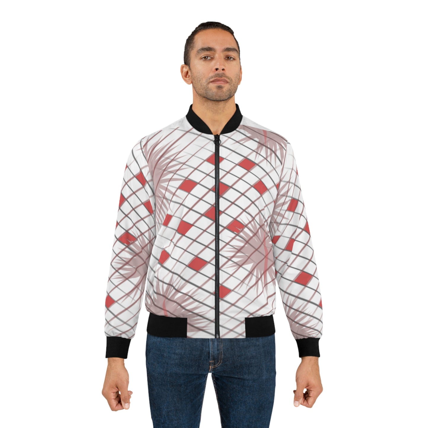 TimeSquare Men's Bomber Jacket (AOP)