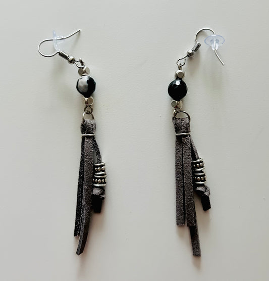 Handmade Dark Sky Earrings