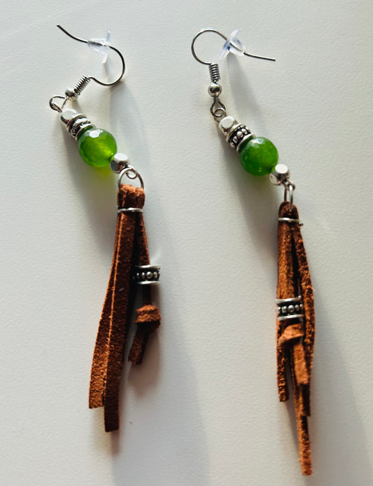Handmade Emerald Green Earring