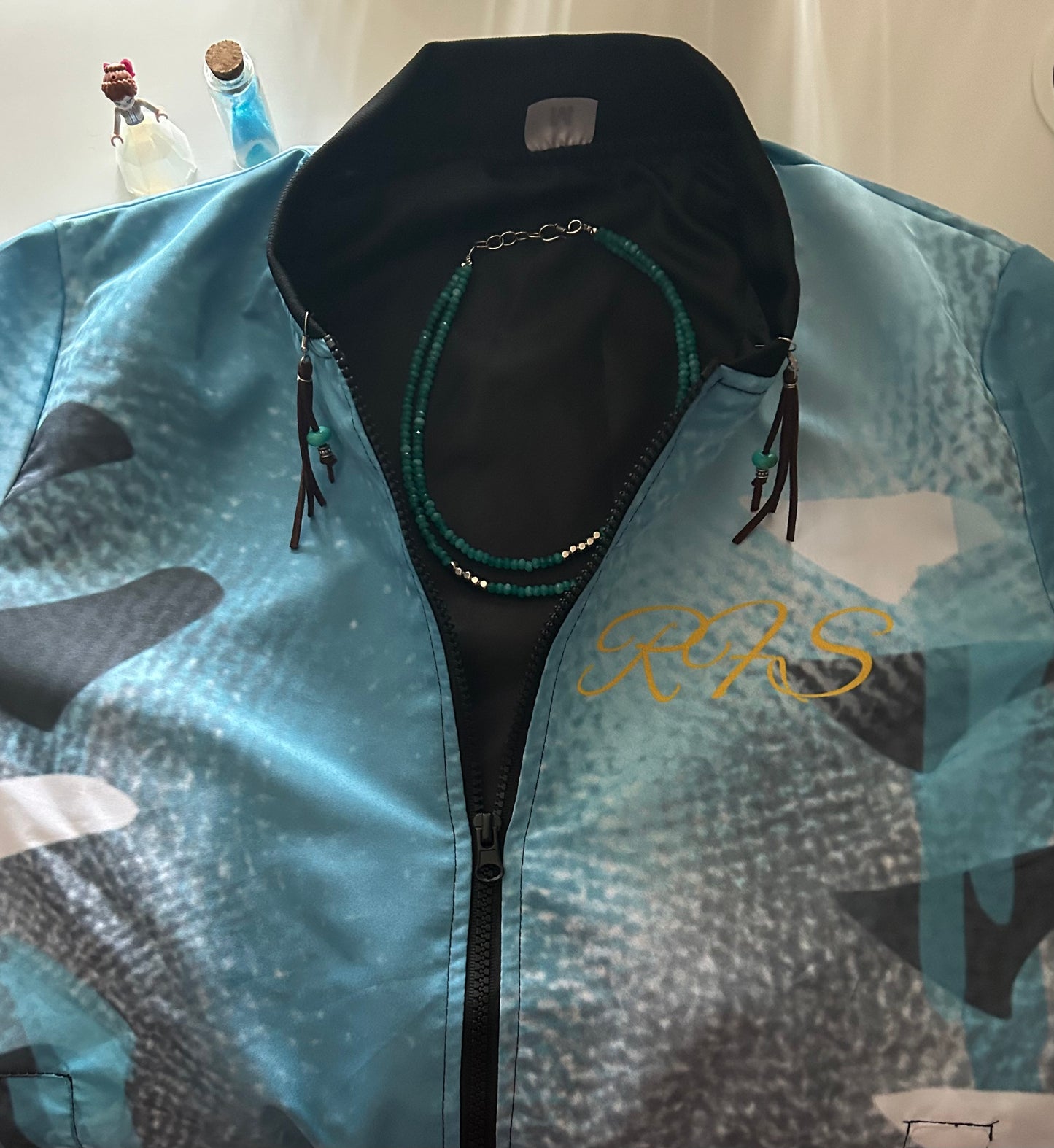 Handmade Aqua Blue Chain