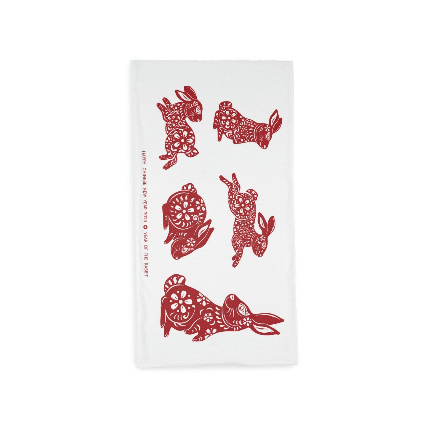CNY Multi Rabbit Tube Scarf