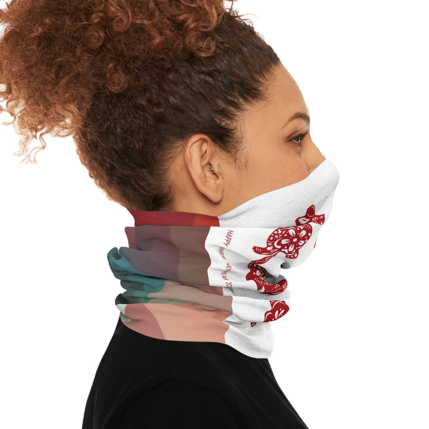 CNY Multi Rabbit Tube Scarf