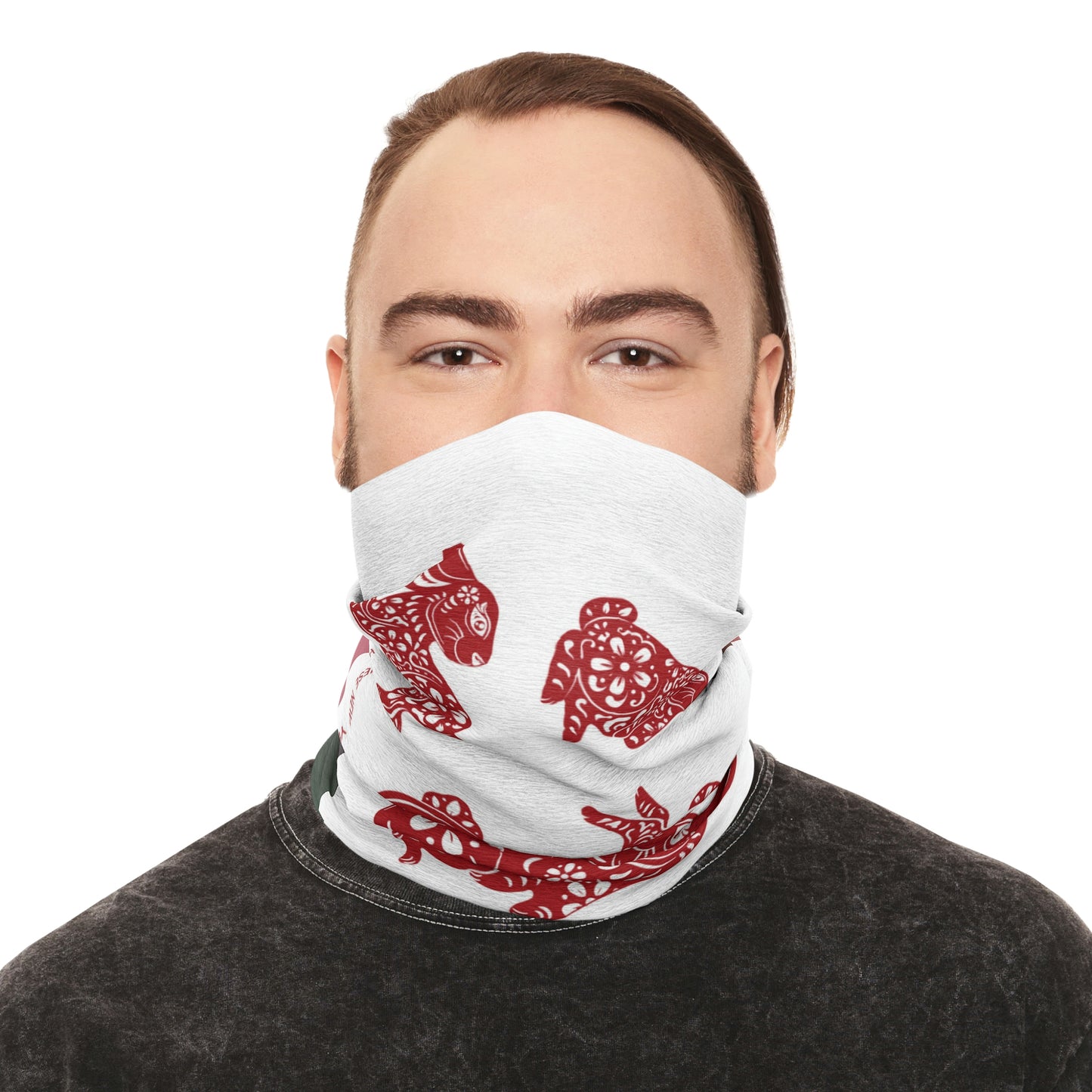 CNY Multi Rabbit Tube Scarf